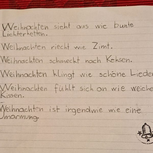 Es ist Weihnachten in der VS Kapfenstein